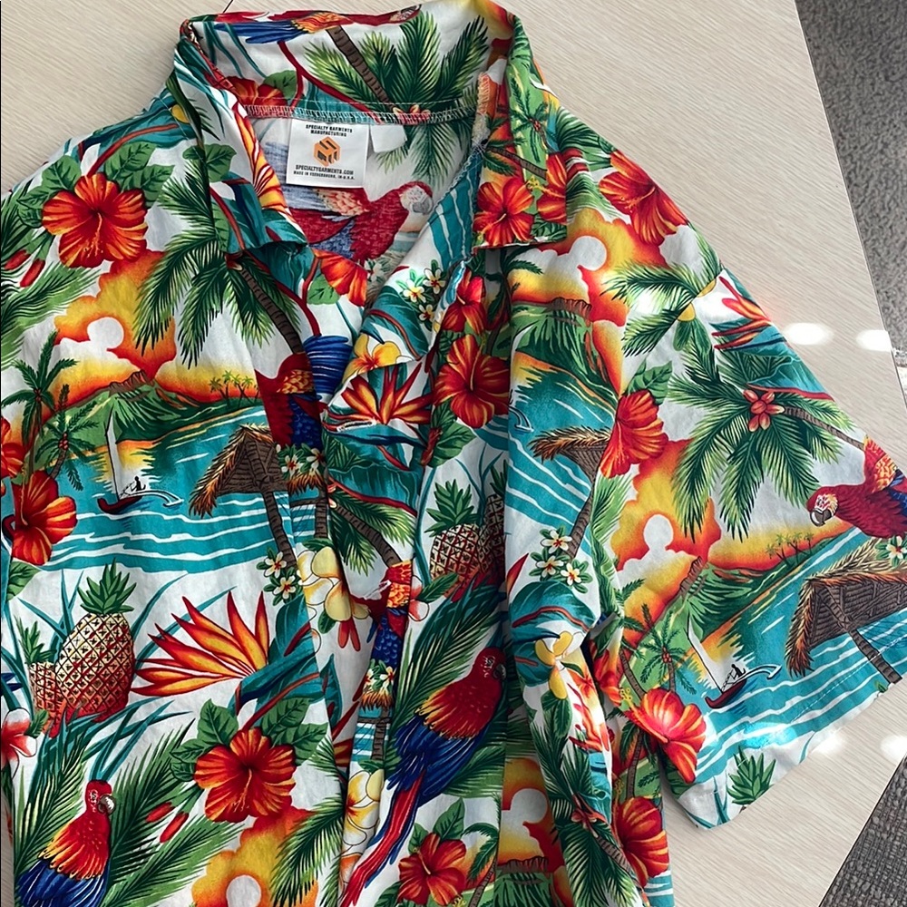Hawaiian Tropical Paradise Men's Shirt